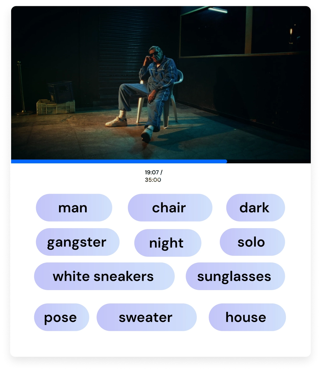 Smart file search with metadata and filters in PLAY /Platform