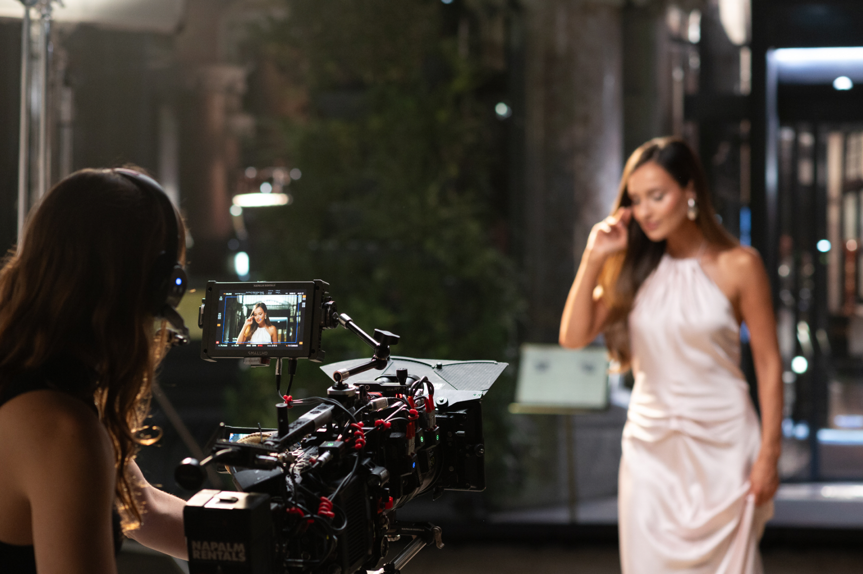PLAY team working behind the scenes on a shoot: cameras, lighting and post-production live.